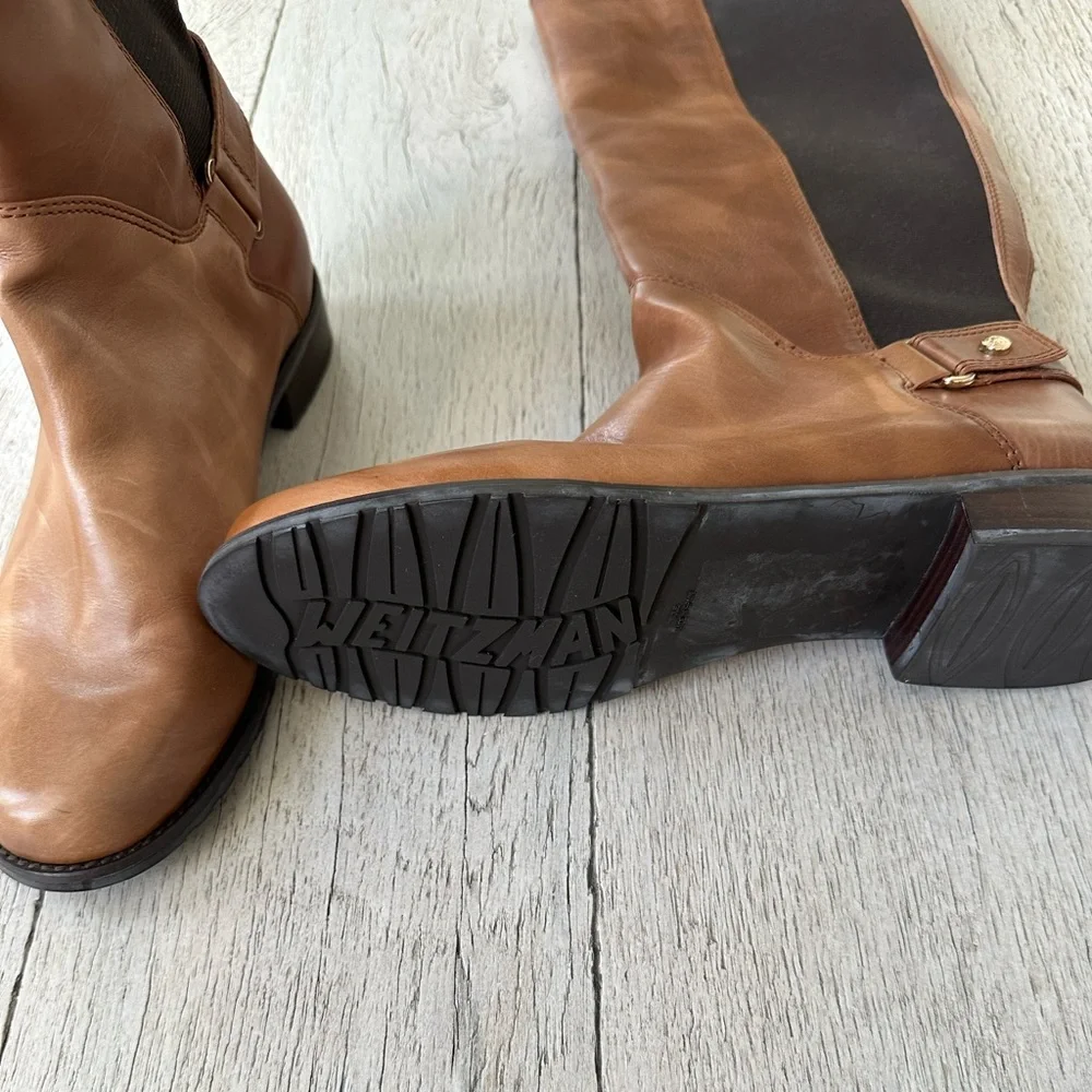 Stuart Weitzman Black and Brown Boots for Versatile Style